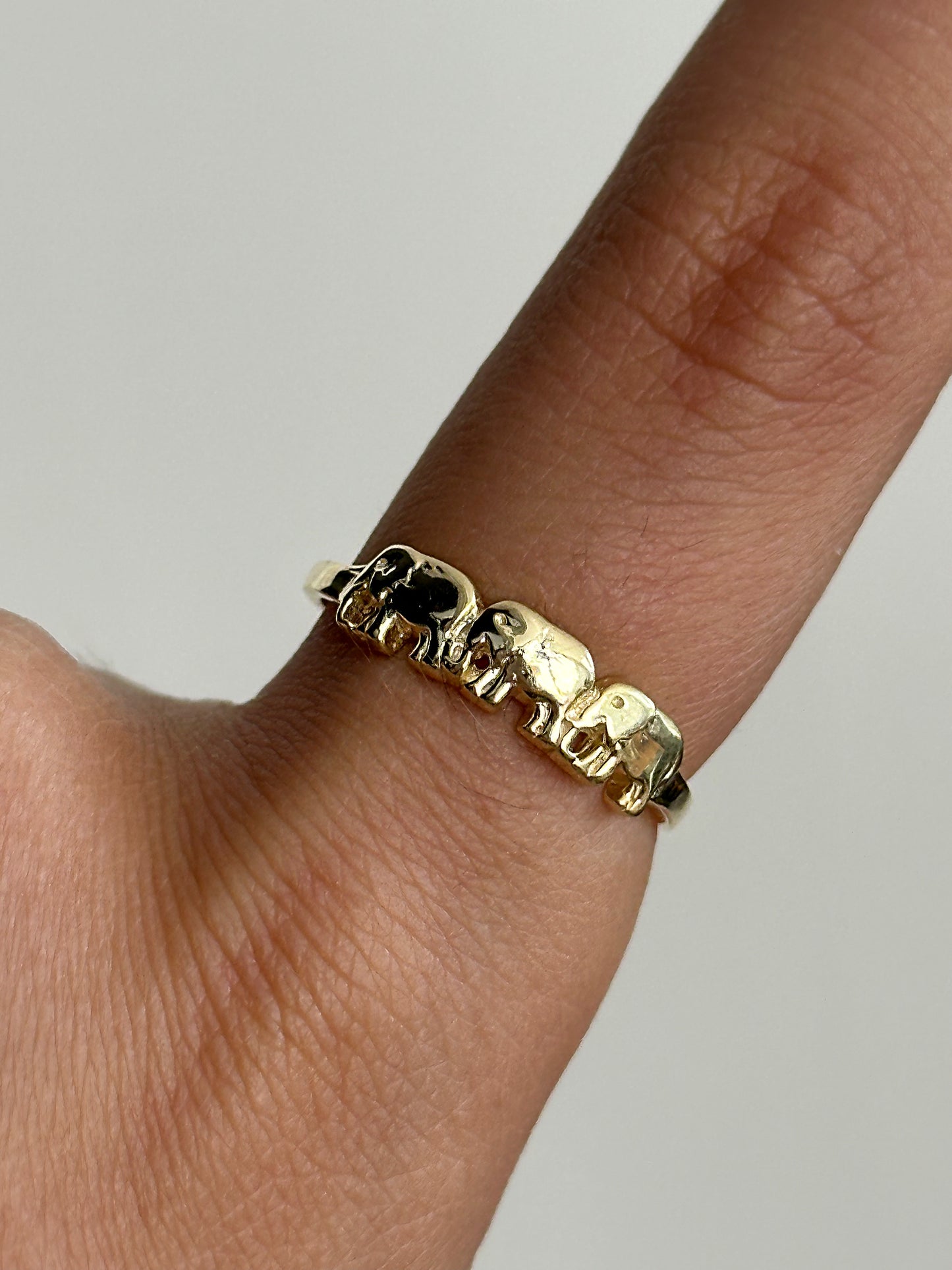 925 Three Elephant ring