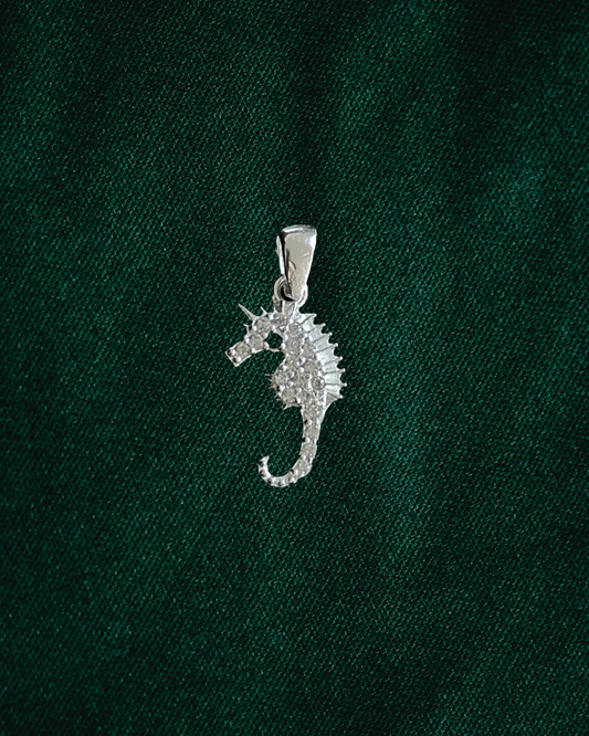 925 Seahorse Charm