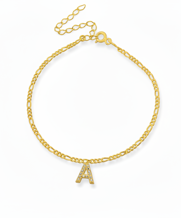 Figaro Letter Bracelet
