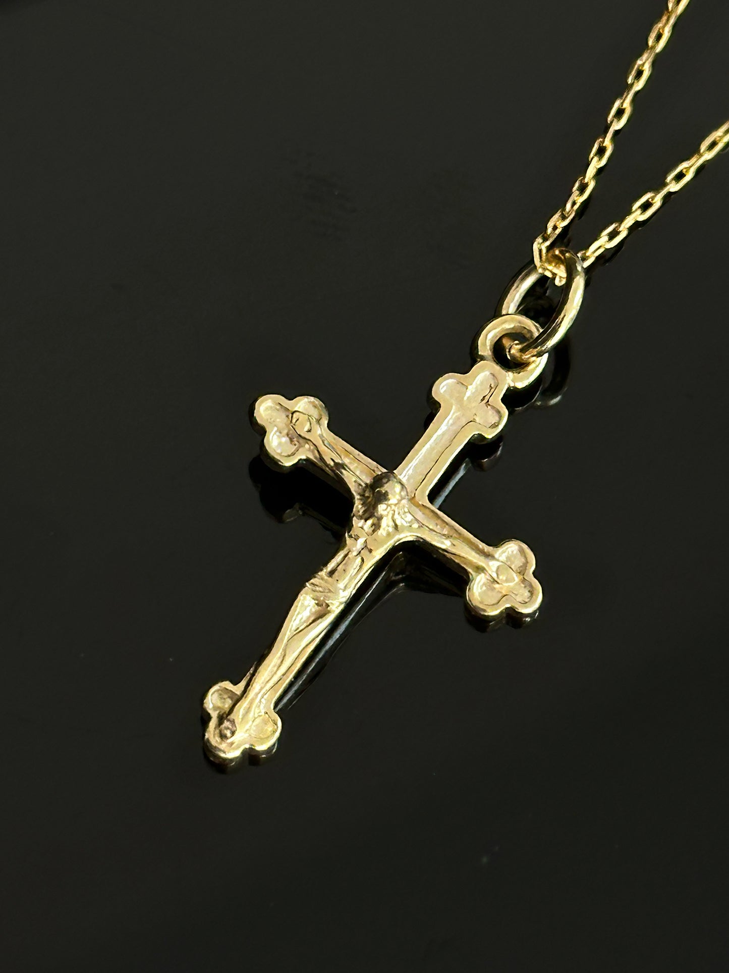 925 Ethnic cross necklace