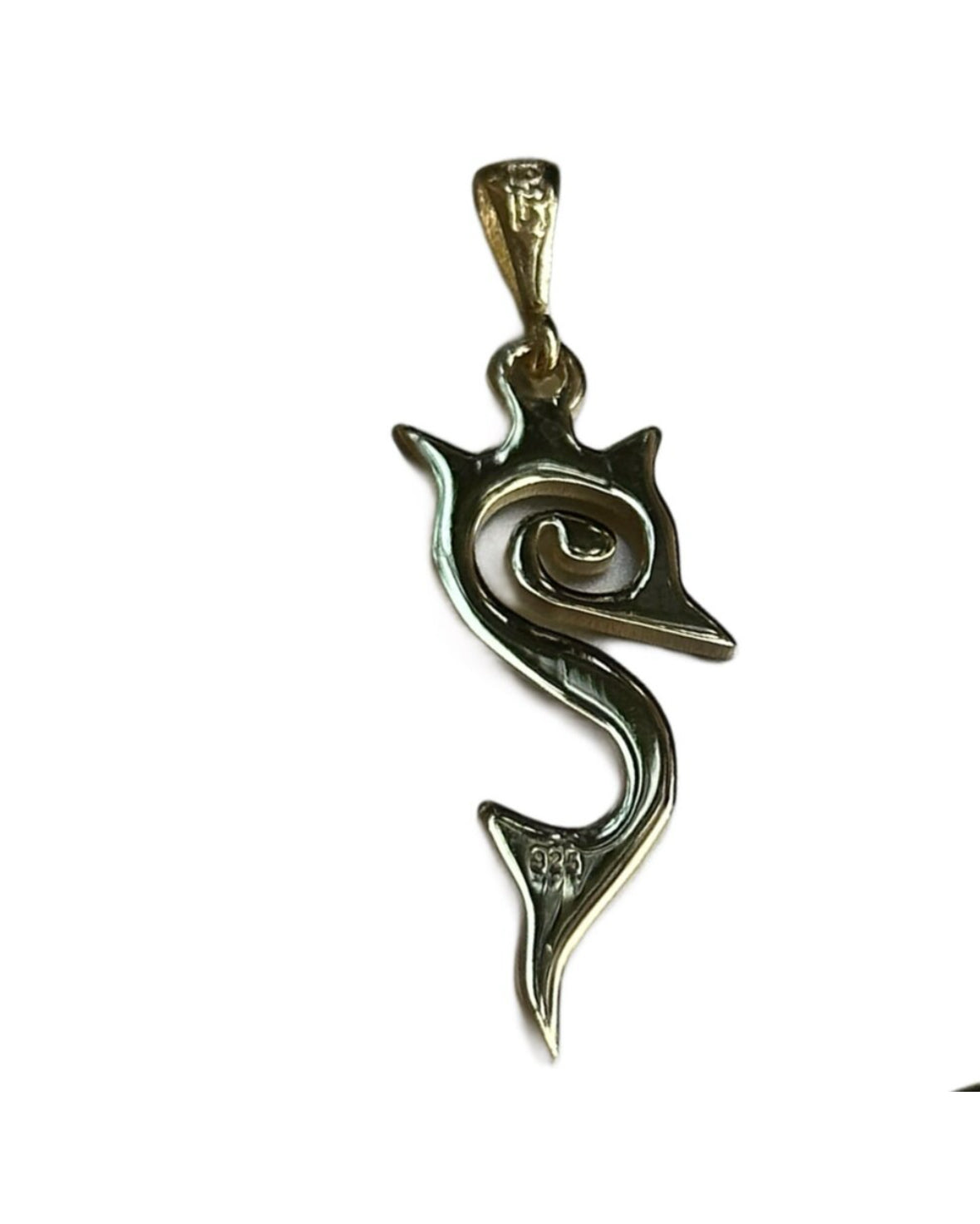 925 sea horse necklace