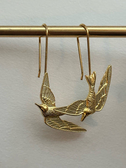 925 Birds Flying High earrings