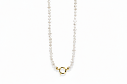 925 Fresh Water Pearl Lock Necklace