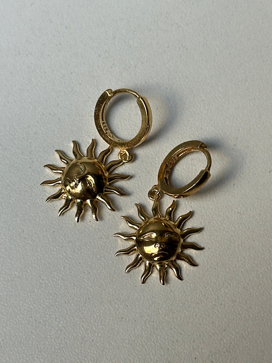 925 Sun earring