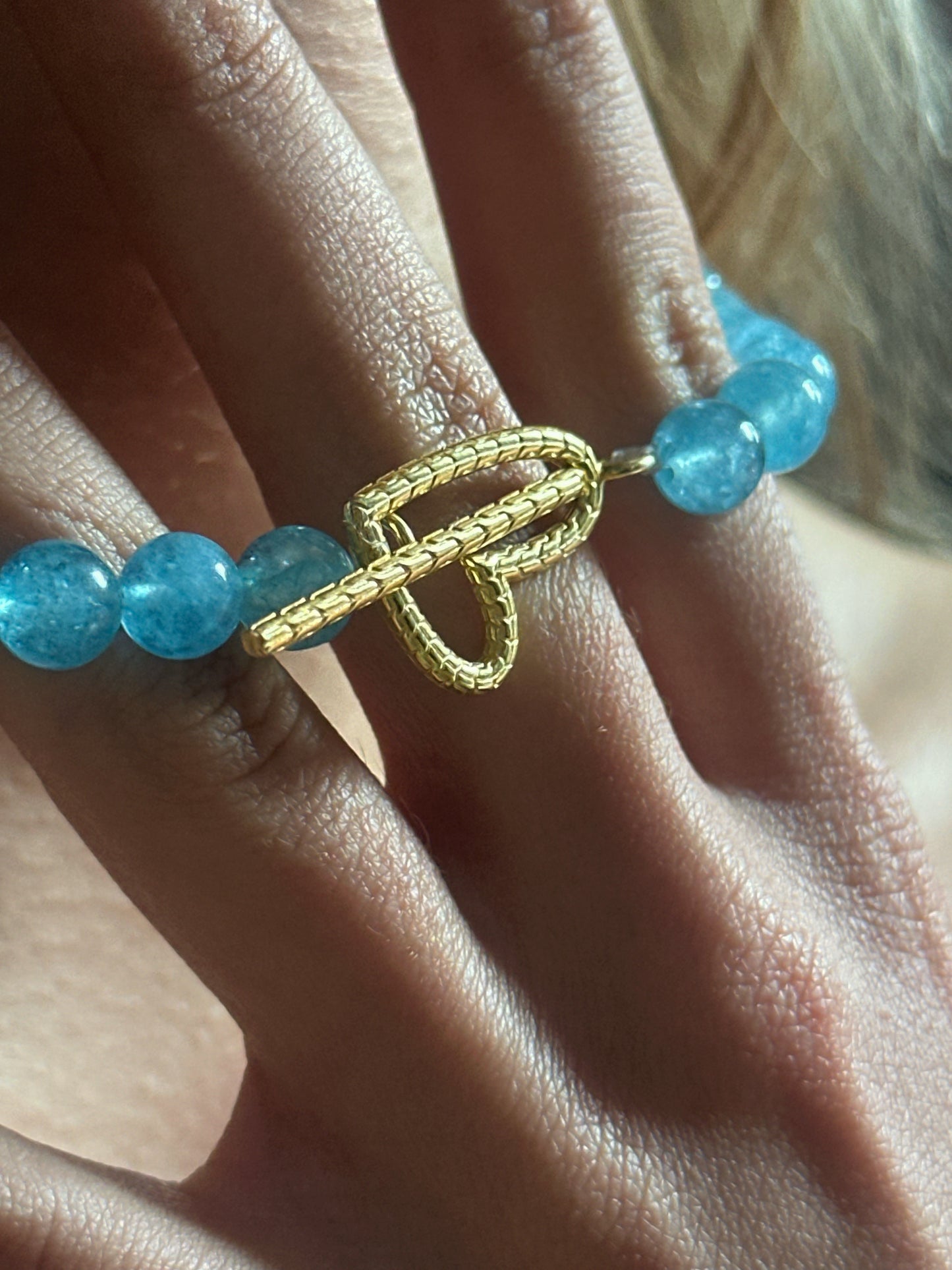 Aquamarine Gem Necklace