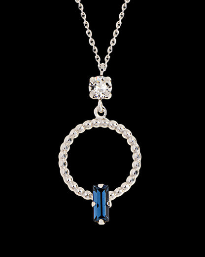 925 Elayne Swarovski circle necklace