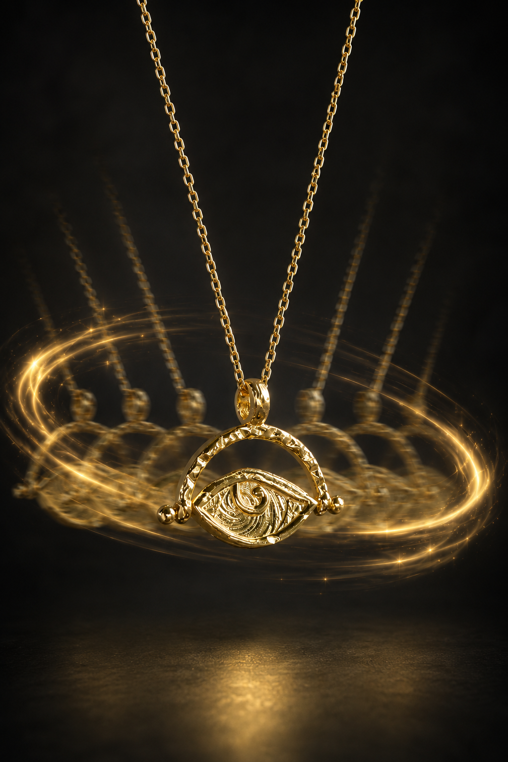 925 Rotate Eye Necklace