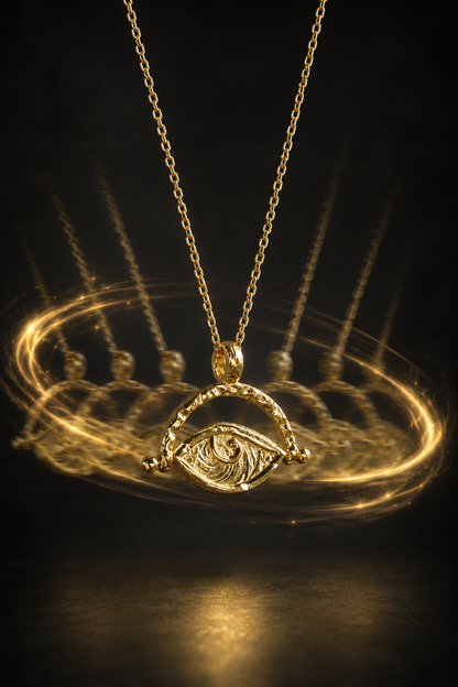 925 Rotate Eye Necklace