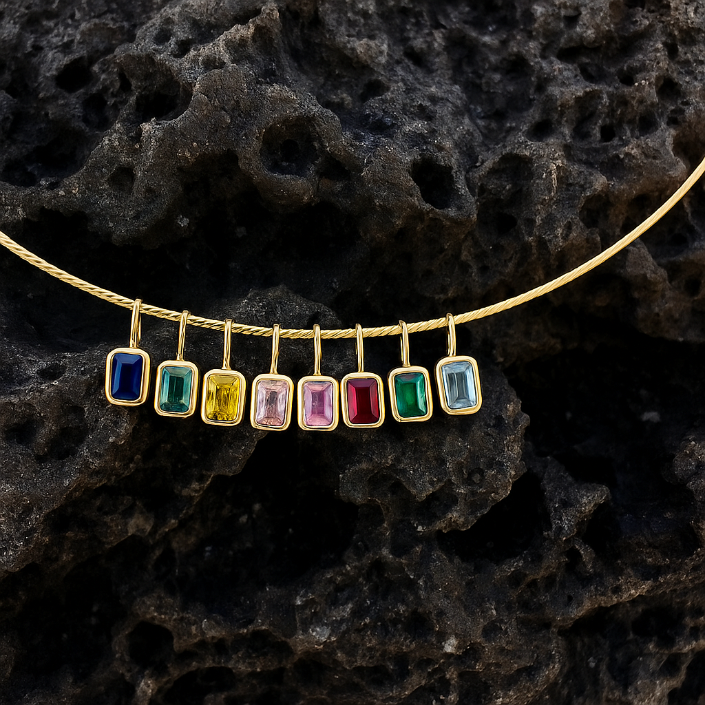 Birthstone Charm Necklace