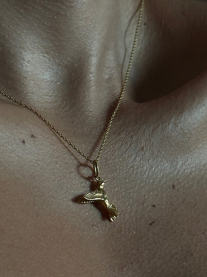 Fighter bird necklace