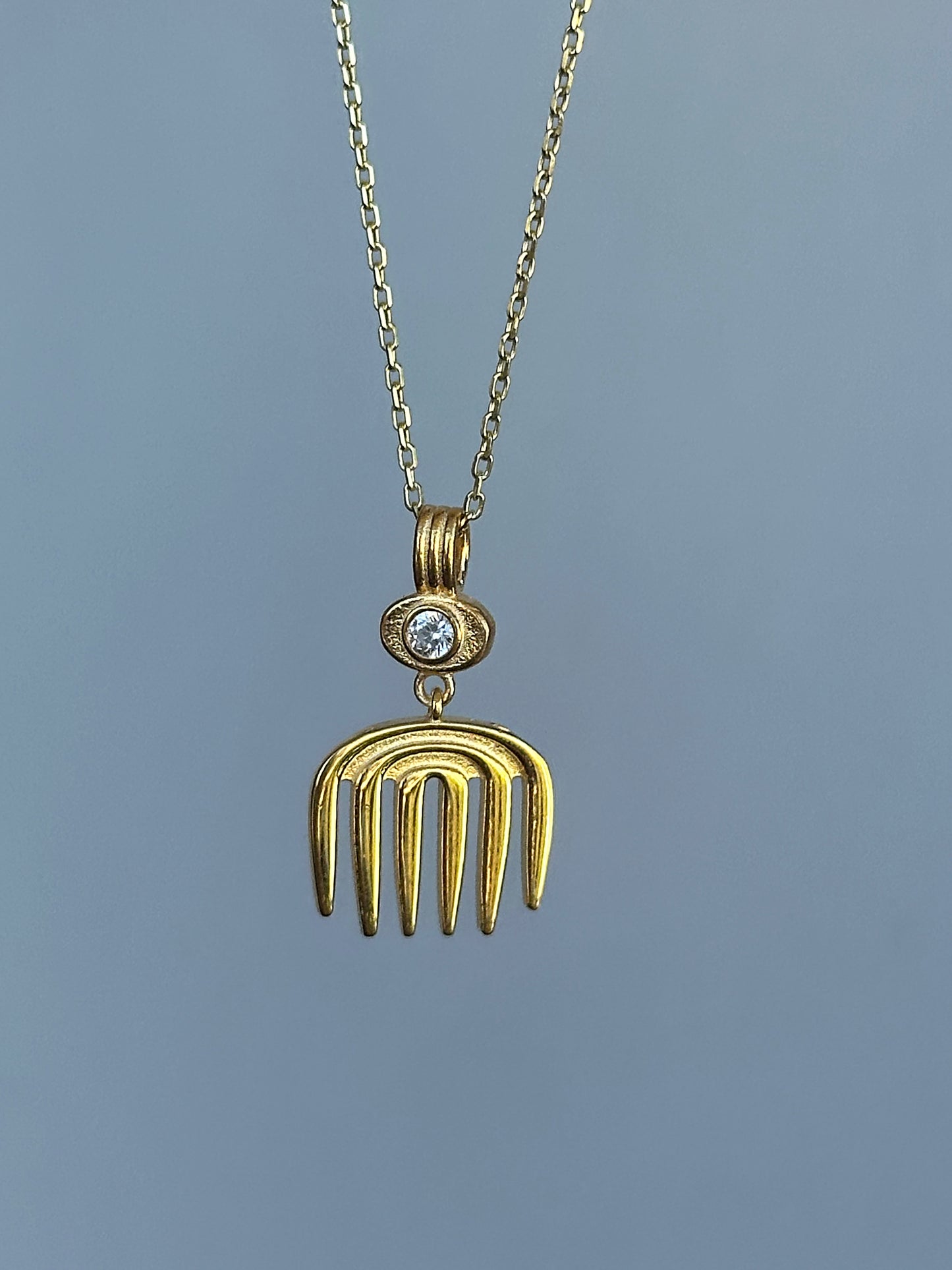 925 Comb necklace