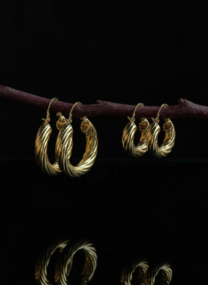 925 Vintage Hoop earring