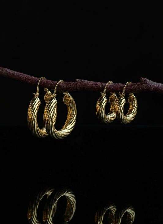 925 Vintage Hoop earring