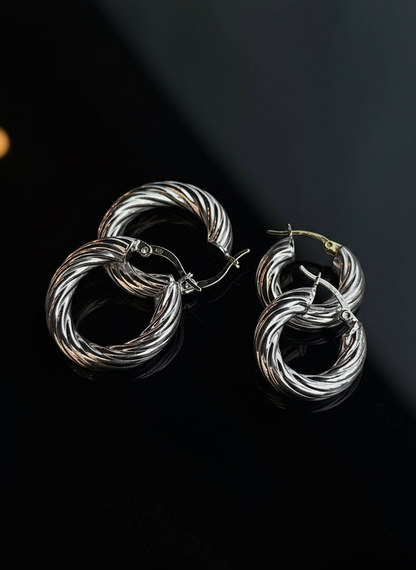 925 Vintage Hoop earring