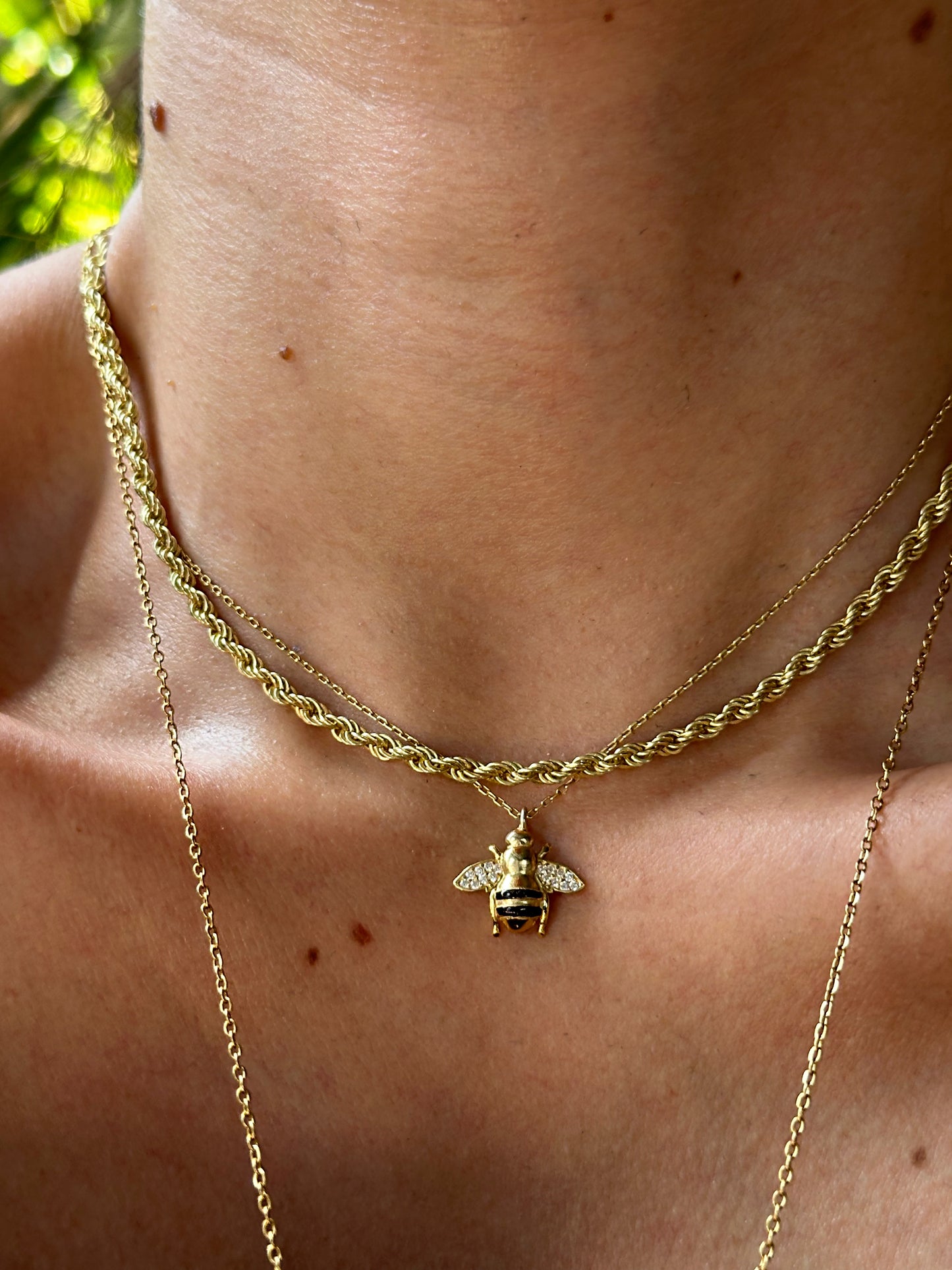 Bee necklace