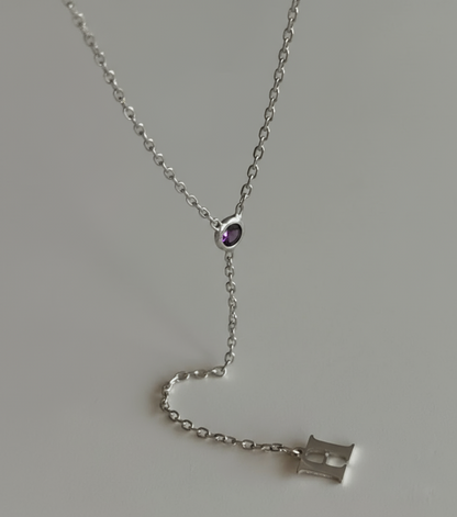 Birthsone Drop Necklace