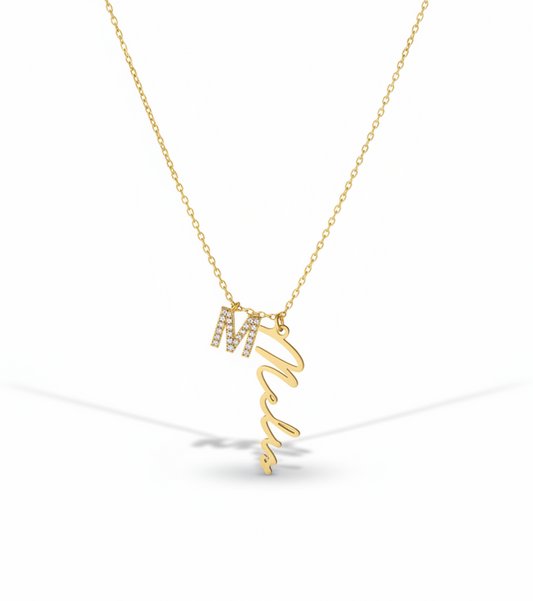 The 925 customized relation necklace