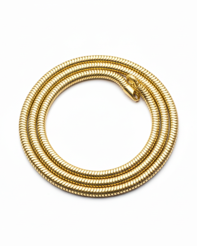 The 925 Pipe Thick Choker chain
