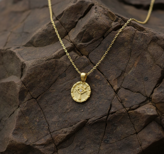 The 925 charm Horus eye necklace