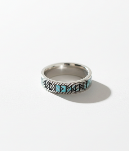 İskandinav runik alfabe yüzüğü