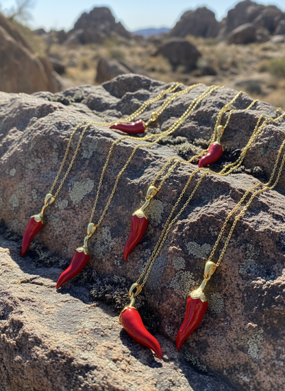 Sıcak Biber Kolyesi