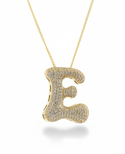 The 925 Ful Zirconia XL Letter Necklace