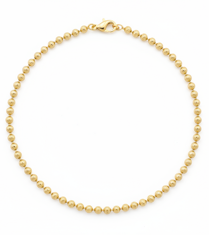 Parıltılı top zincir kolye