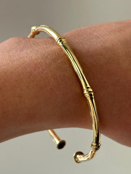 The 925 Bamboo Cuff bracelet