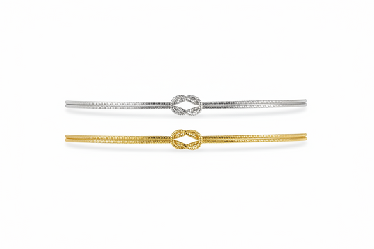 Düğüm çift bilekliği