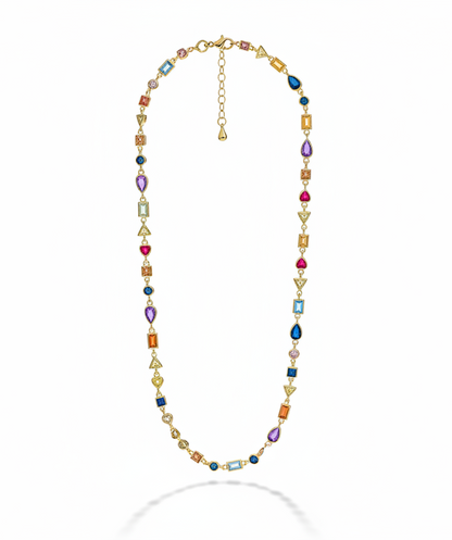  Irregular Colorful Choker kolye