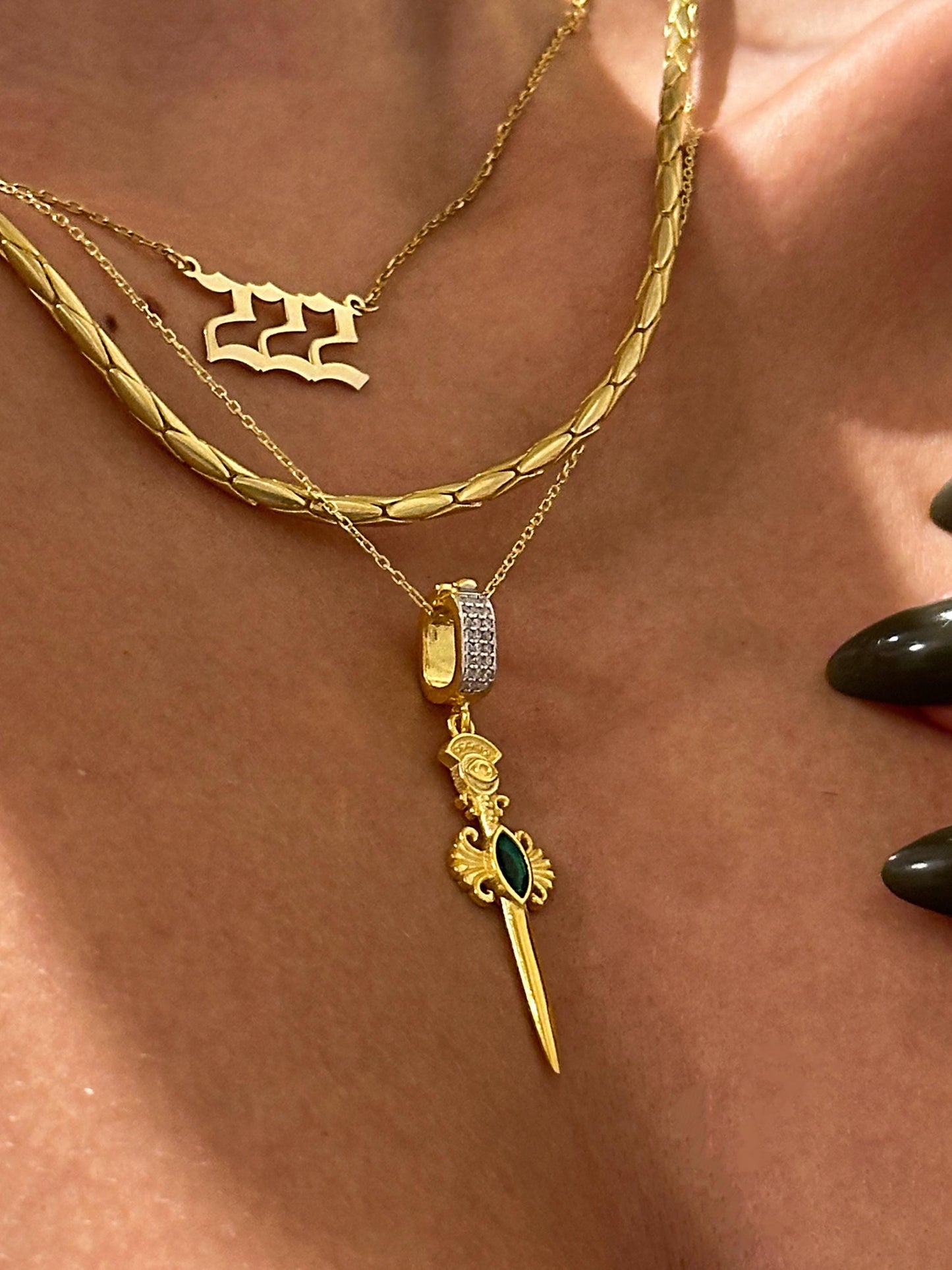 The 925 Kindness Sword Necklace