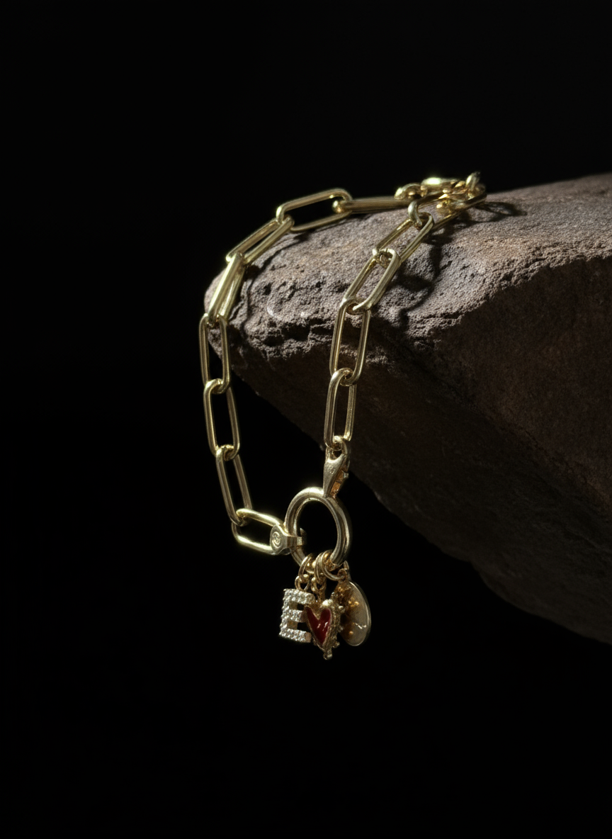 Burç-Aşk-Harf Charm kolye