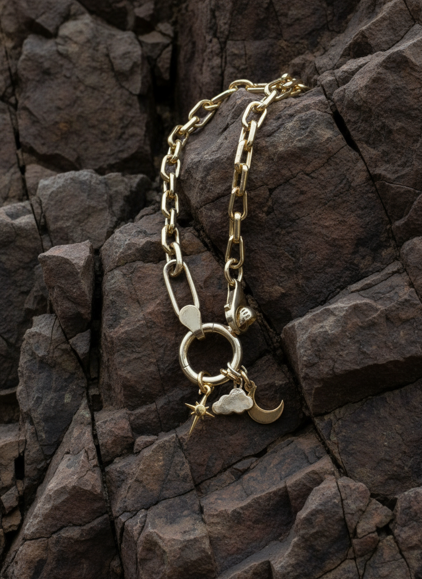 Gece Aşığı Charm kolye