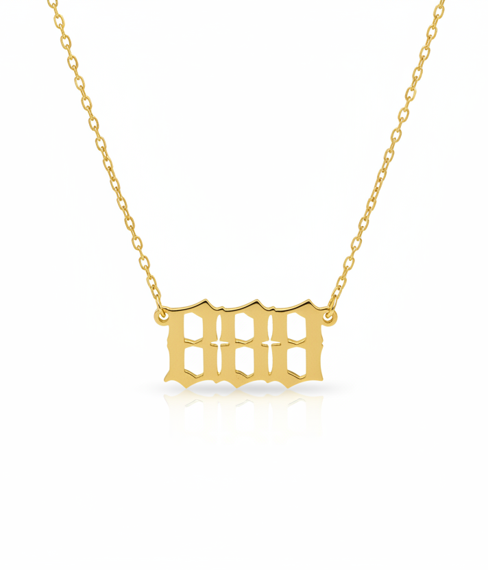 The 925 manifest necklace