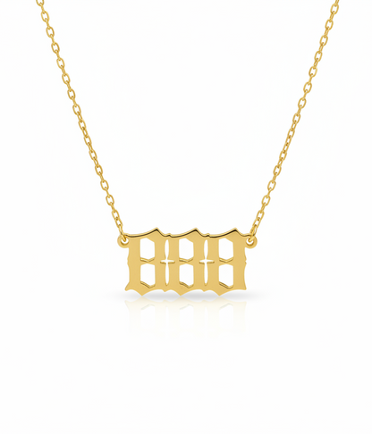 The 925 manifest necklace