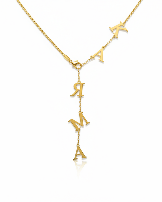 The 925 customized flow necklace