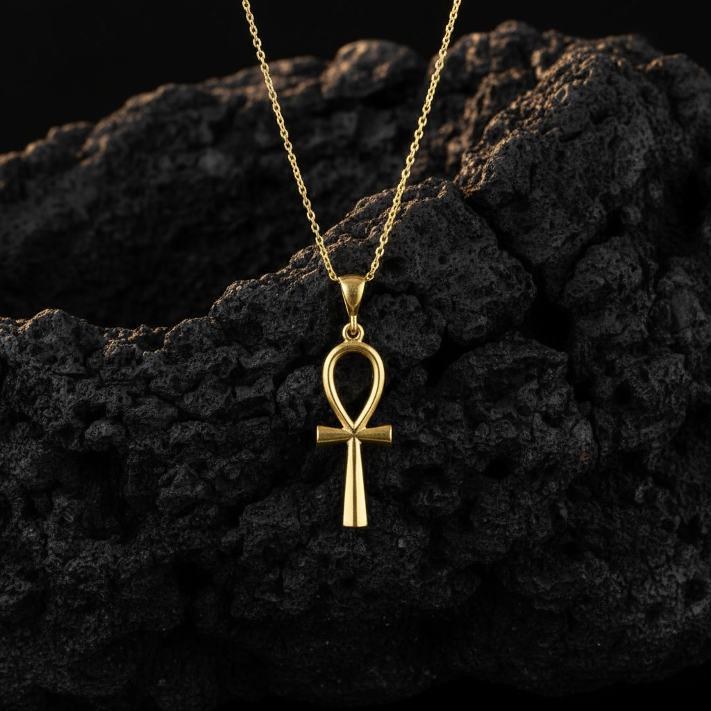 The 925 grande ankh necklace