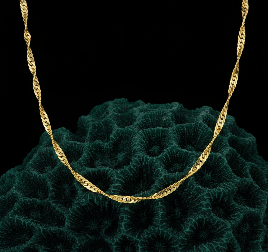 Vintage zincir kolye 