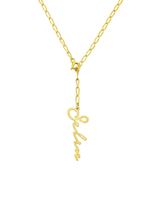 The 925 flow name necklace