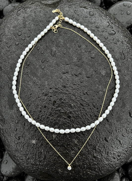 The 925 Grace pearl necklace