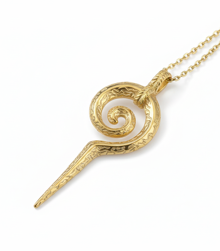 The 925 Spiral curse necklace