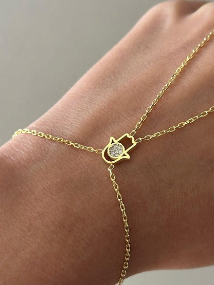 The 925 Hamsa handcuff
