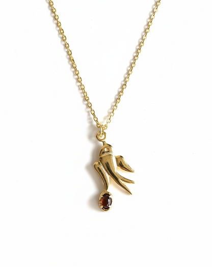 The 925 Sparrow bird necklace