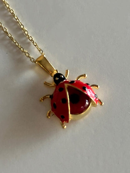 The 925 Eye of Lady Bug necklace