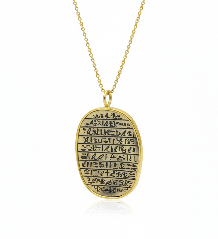 The 925 Egypt Heart Scarab necklace