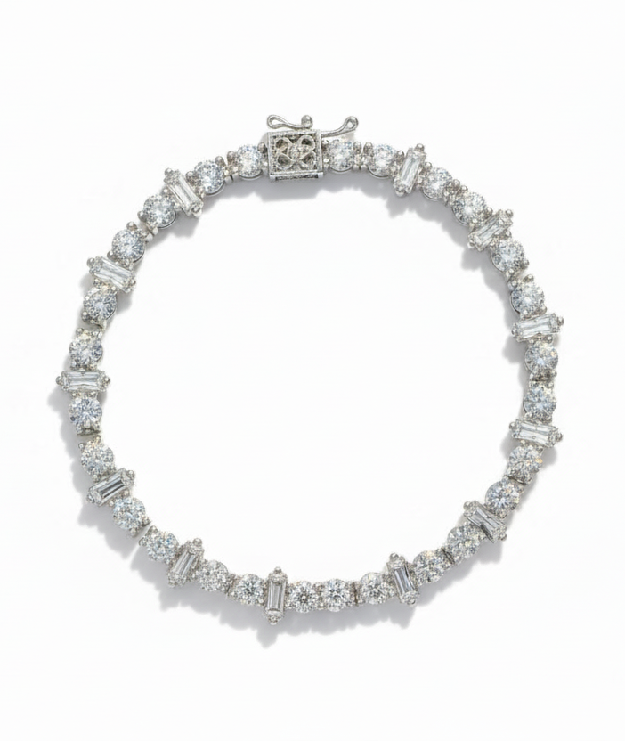 The 925 Irregular tennis bracelet