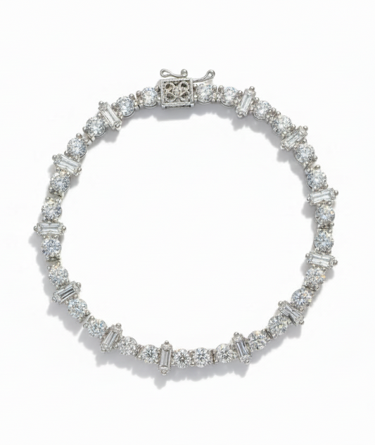The 925 Irregular tennis bracelet