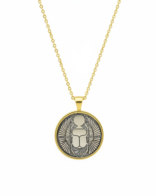 The 925 Egypt Bug necklace