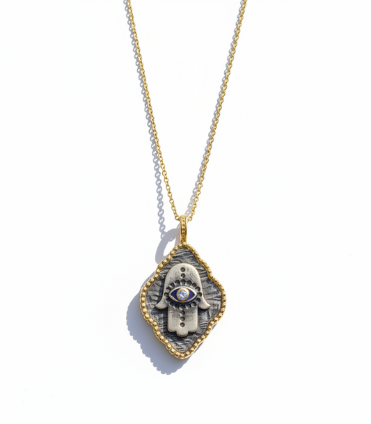 The 925 Vintage Hamsa necklace