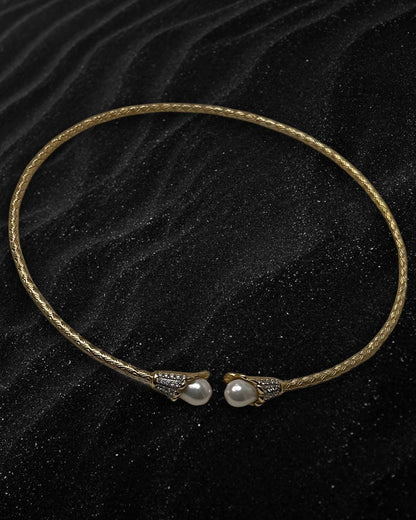 The 925 Antique Pearl Choker